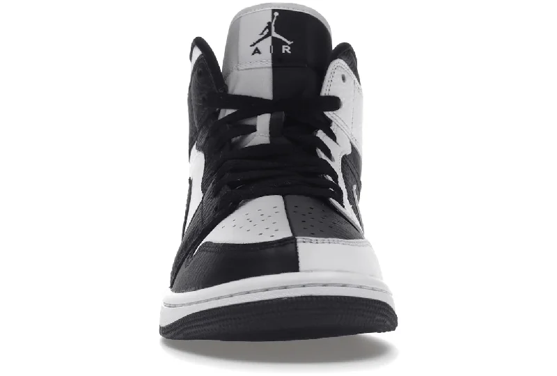 Air Jordan 1 Mid Split Black White