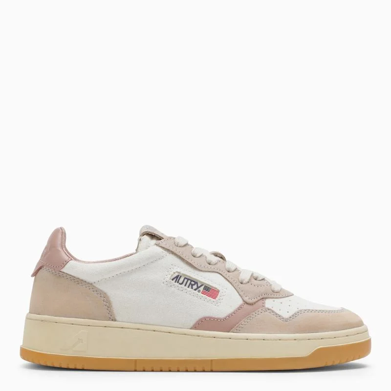 Autry Medalist Denim White/Powder Trainer