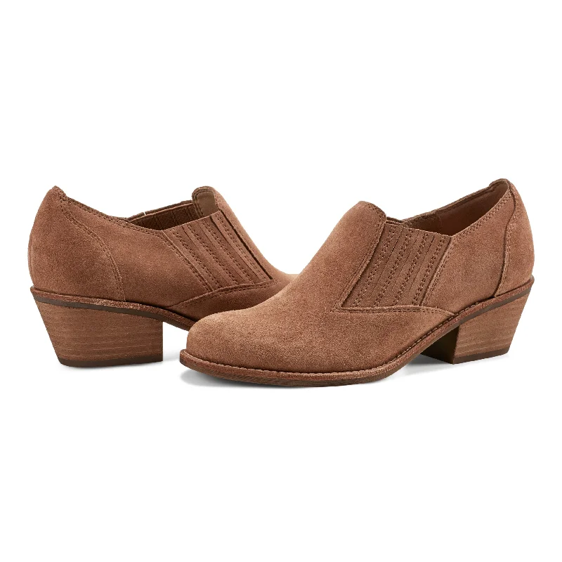 Jalin Block Heel Slip-on Casual Booties