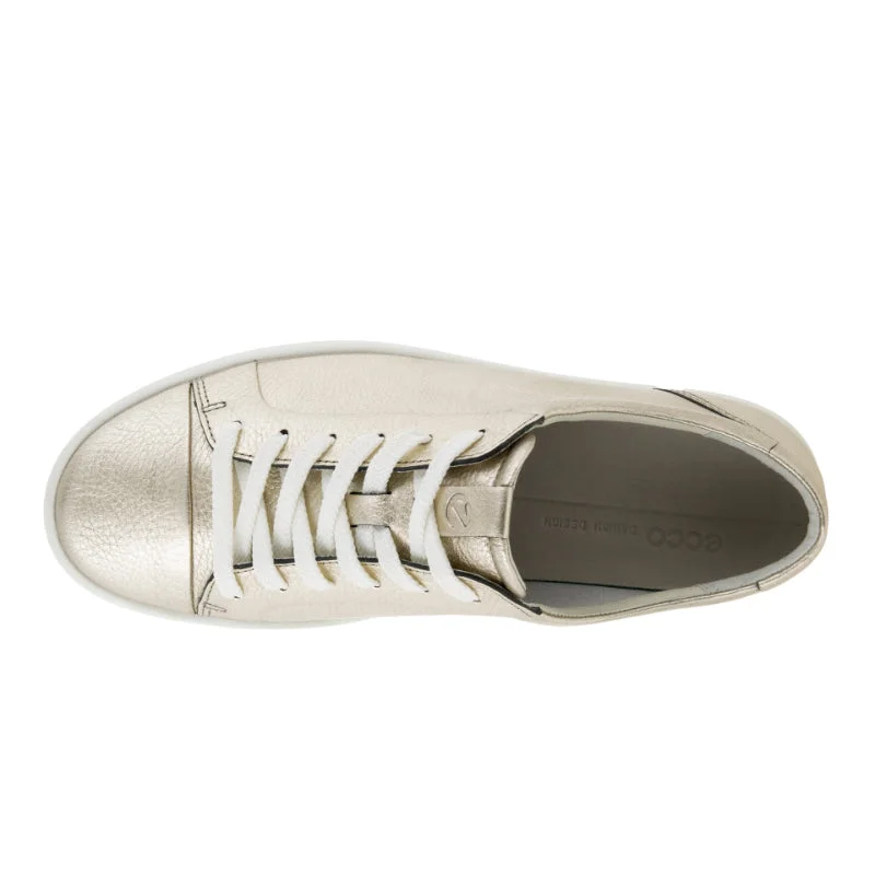 Women’s ECCO Soft 7 Mono 2.0 – Pure White Gold Leather