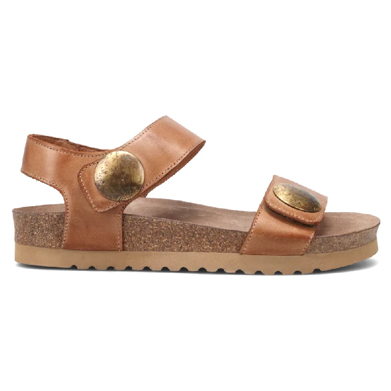 Taos Luckie Caramel Leather Sandal (Women's)