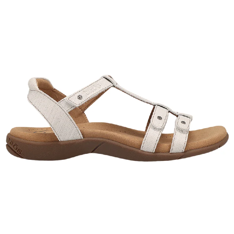 Taos Trophy 2 White Leather Sandal (Women's)