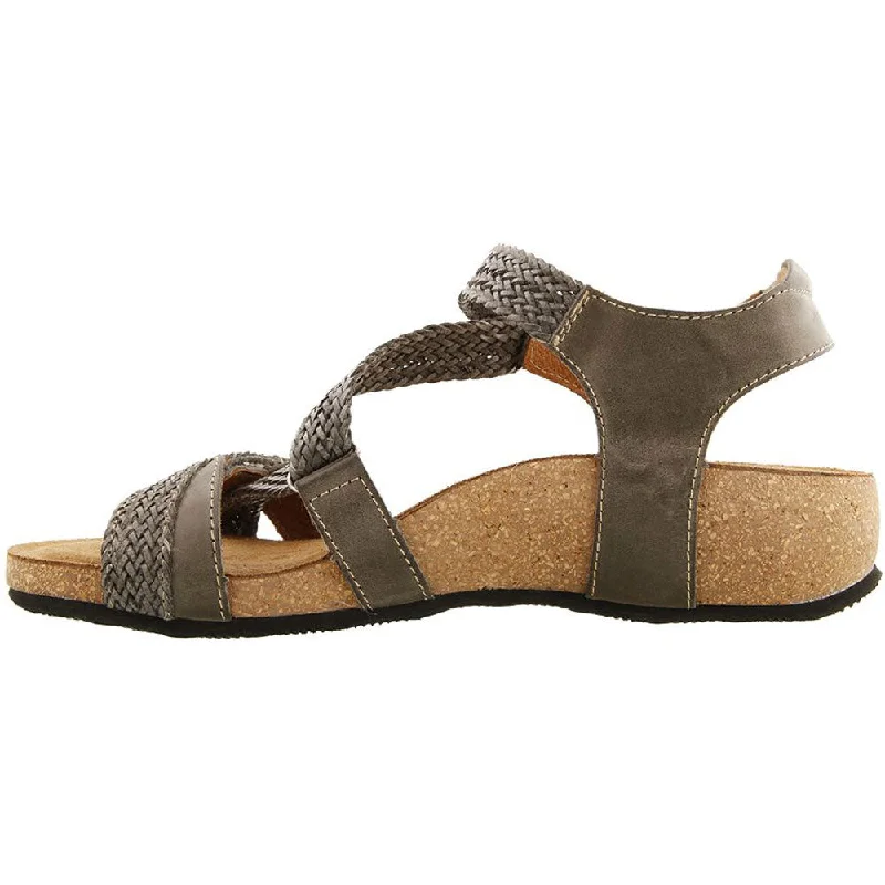 Taos Trulie Sandal Dark Grey Leather (Women's)