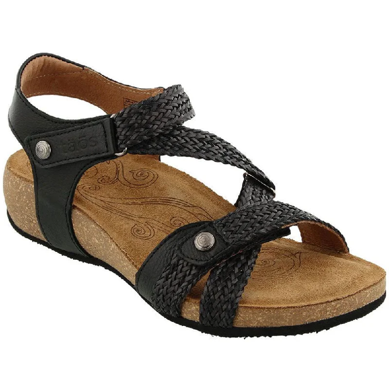 Taos Trulie Sandal Black Leather (Women's)