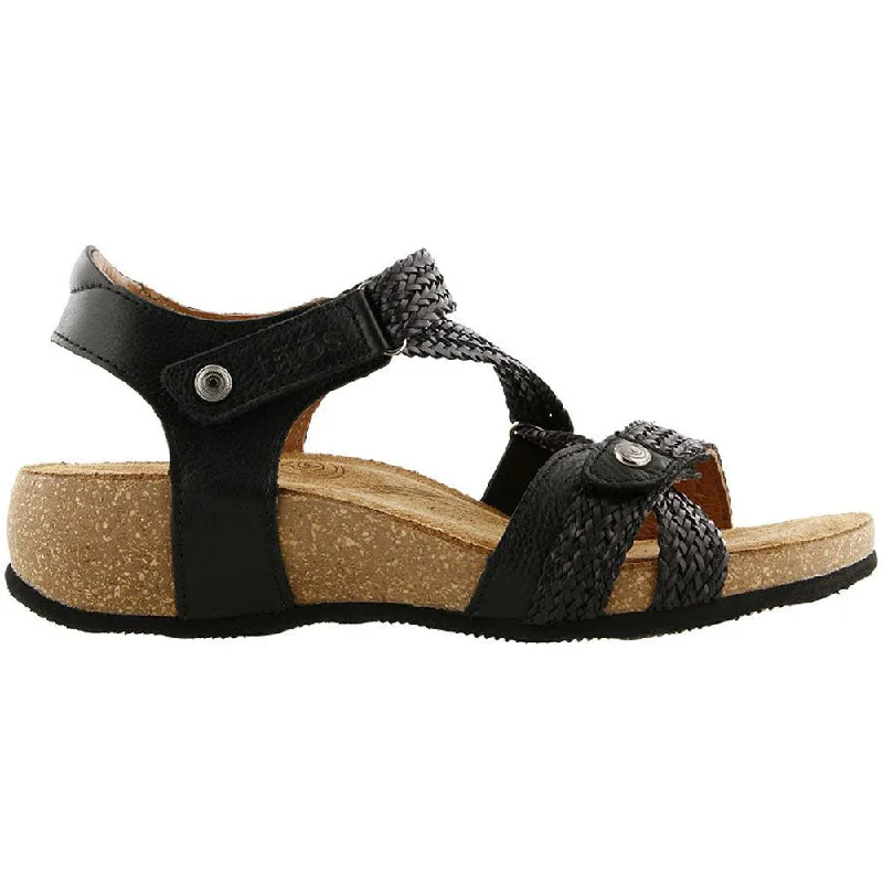 Taos Trulie Sandal Black Leather (Women's)