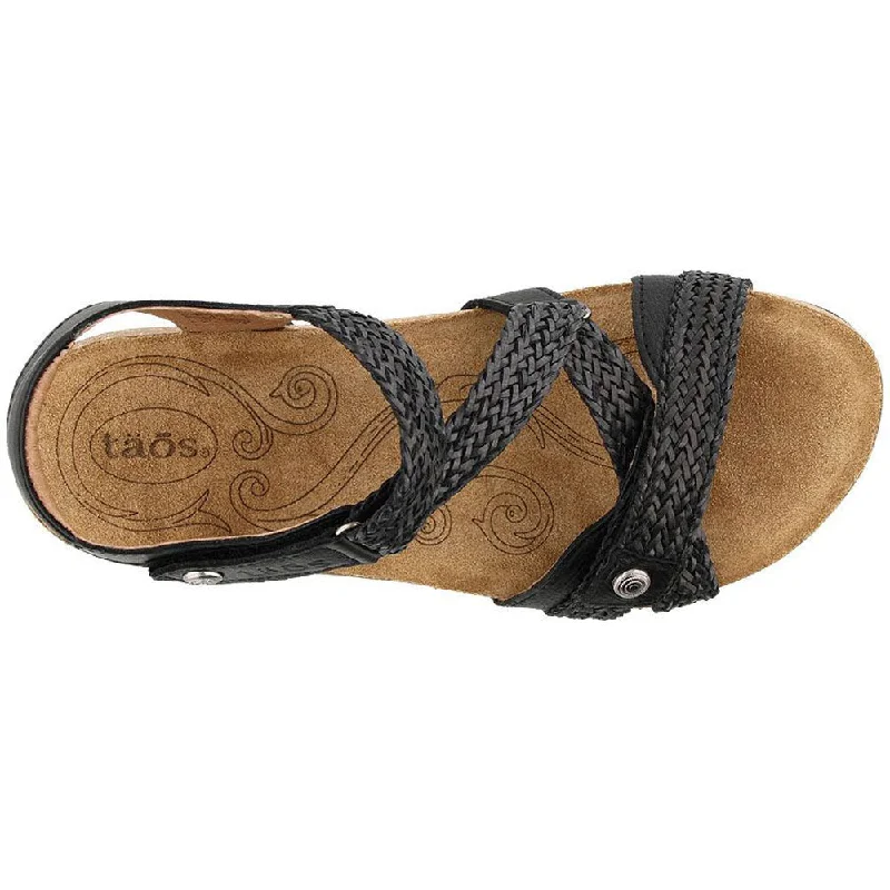 Taos Trulie Sandal Black Leather (Women's)