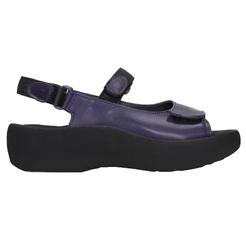 Wolky Jewel Purple Leather Sandal (Women's)