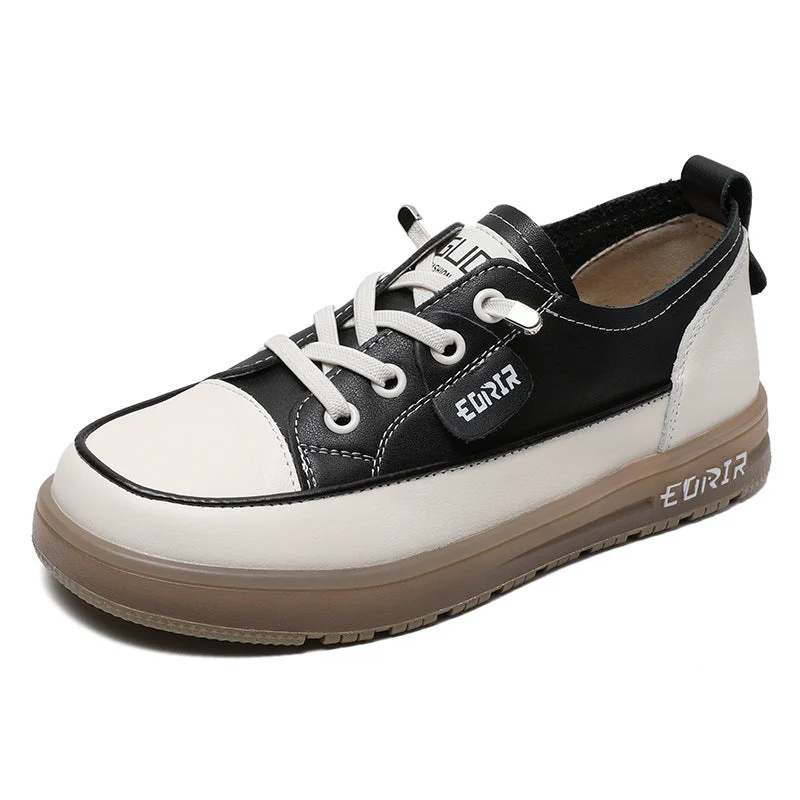 Women Fashion Leather Flat Slip-on Casual Shoes