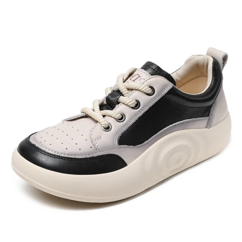 Women Handmade Fashion Leather Casual Shoes