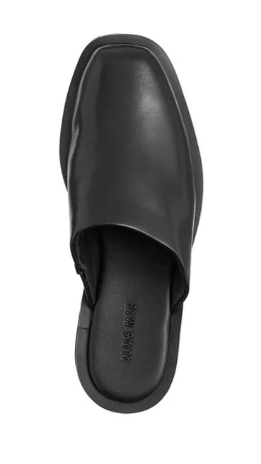 Alias Mae Zayn Slide - Black Leather