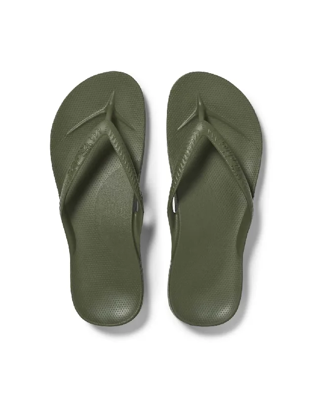 Archies Arch Support Jandals - Khaki