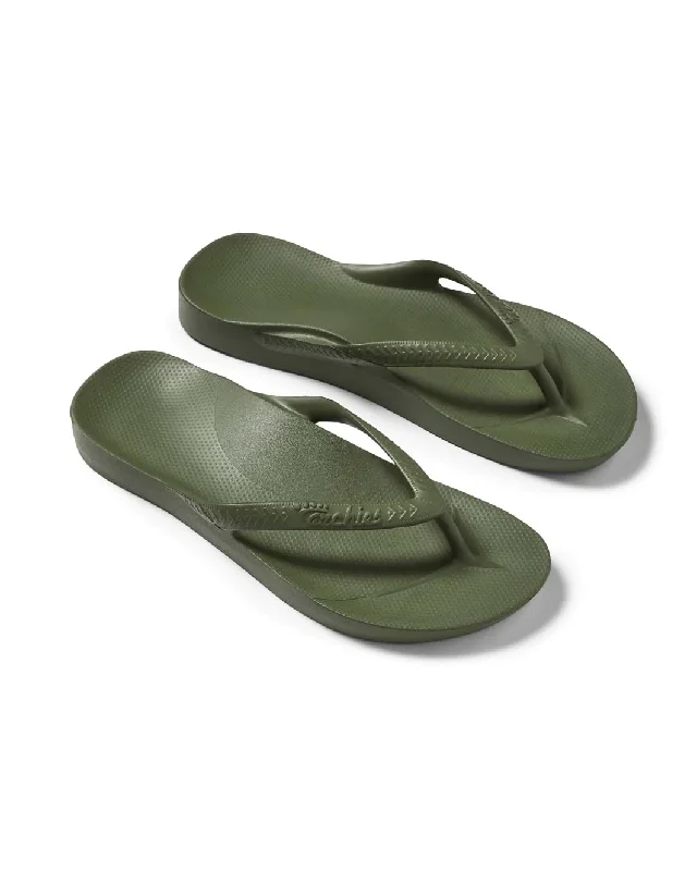 Archies Arch Support Jandals - Khaki