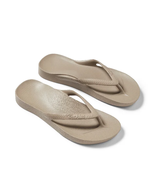 Archies Arch Support Jandals - Taupe