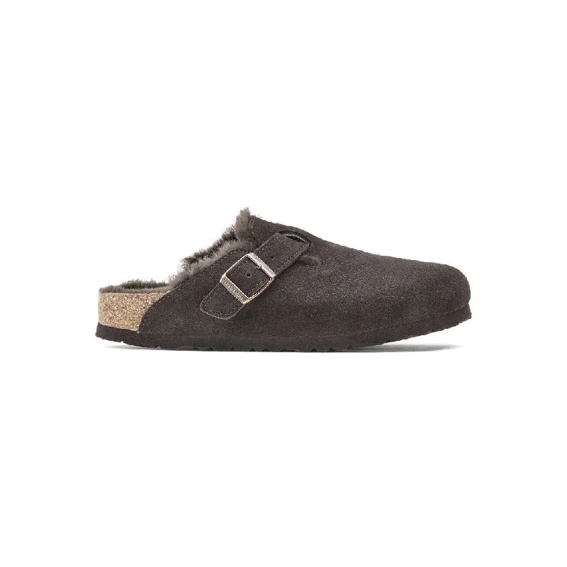 Boston Shearling Suede Mocha