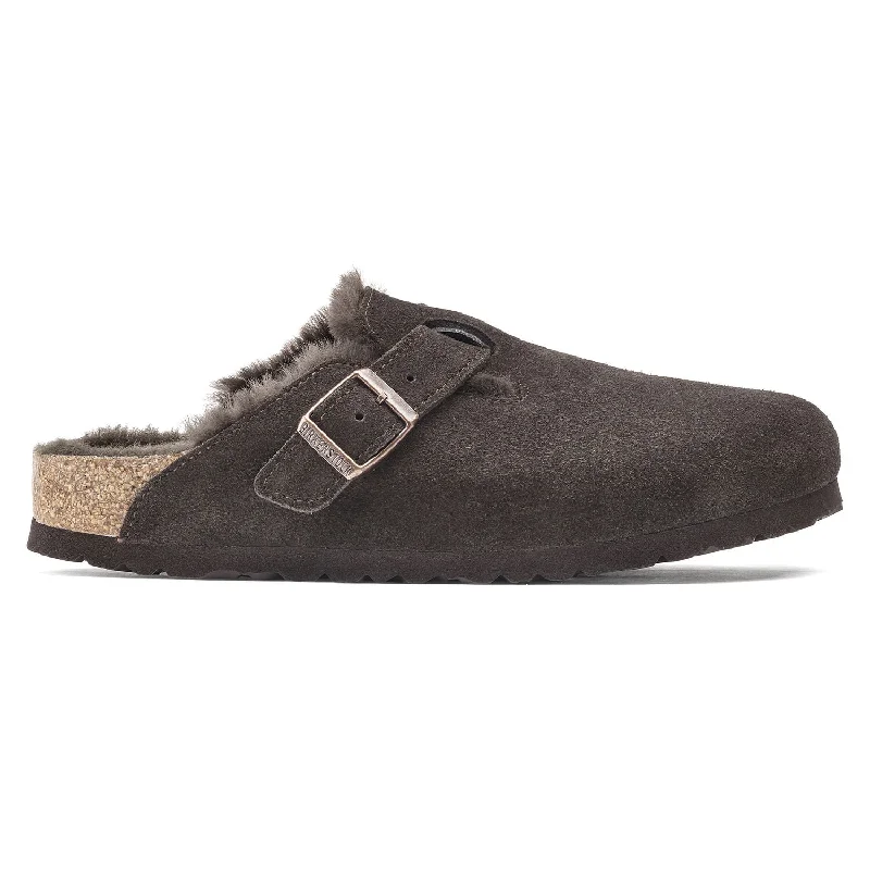 Boston Shearling Suede Mocha