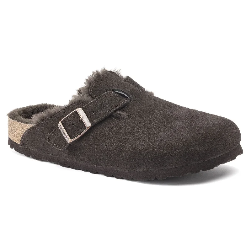 Boston Shearling Suede Mocha