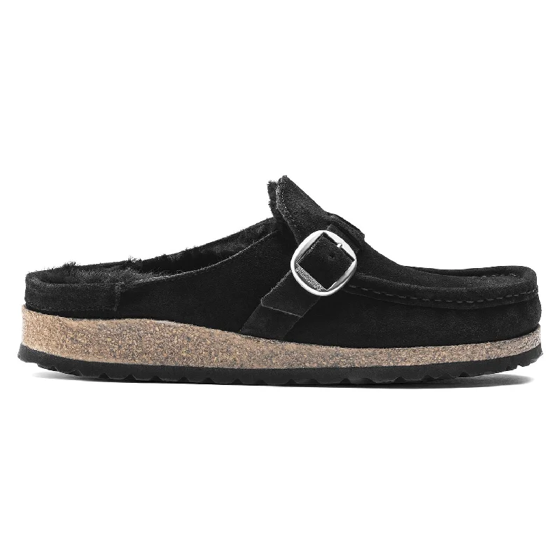 Buckley Shearling Suede Black