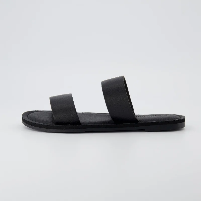 Calico Two Band Slide Sandal