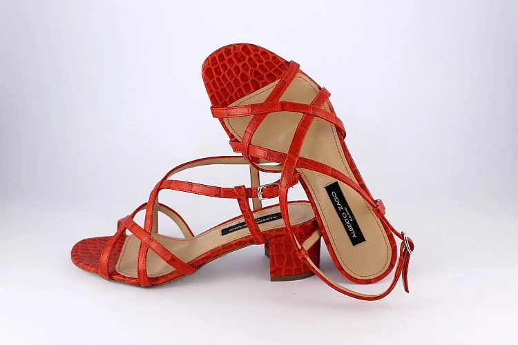 Dark Coral Sandal