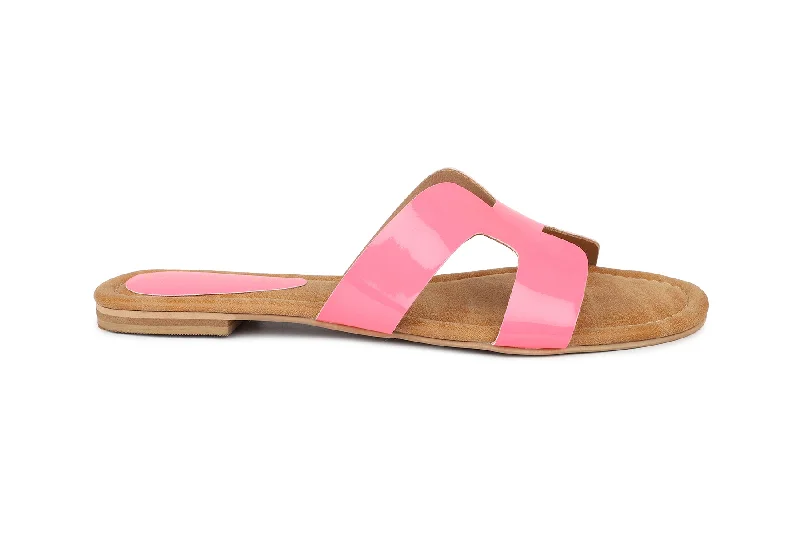 Women Pink Slides Sandals