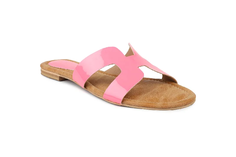 Women Pink Slides Sandals