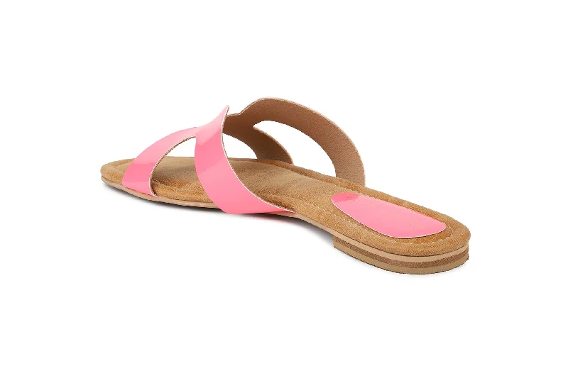 Women Pink Slides Sandals