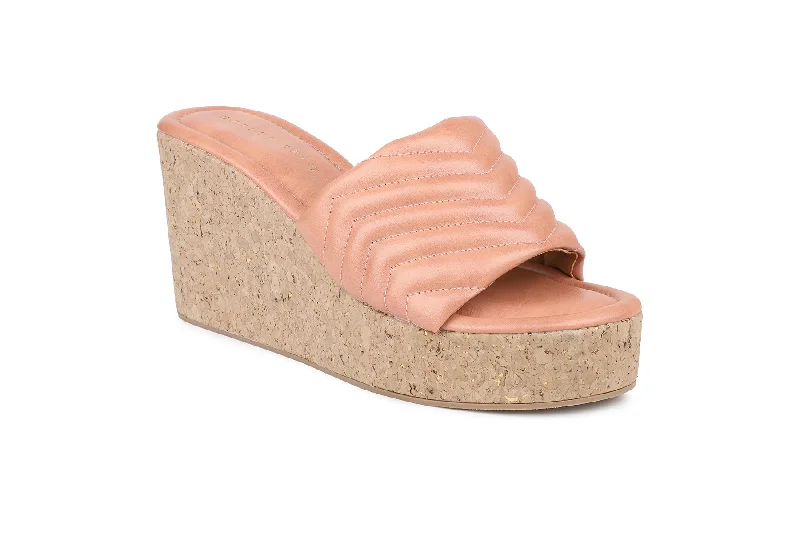 Women Pink Slides Flats