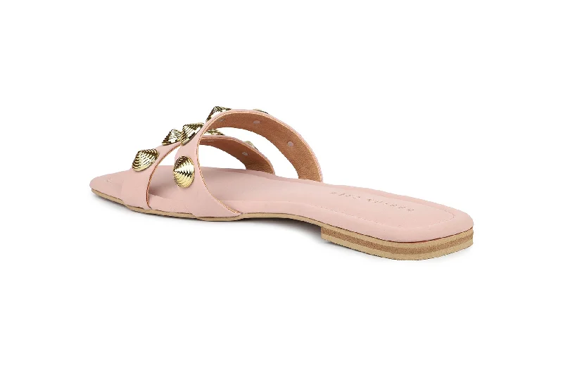 Women Pink Slides Sandals