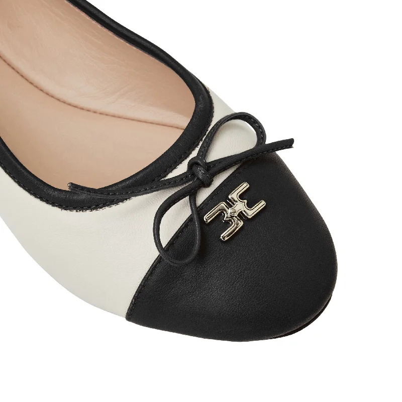 DONATELLA Ballet Flat  BLACK/CREAM