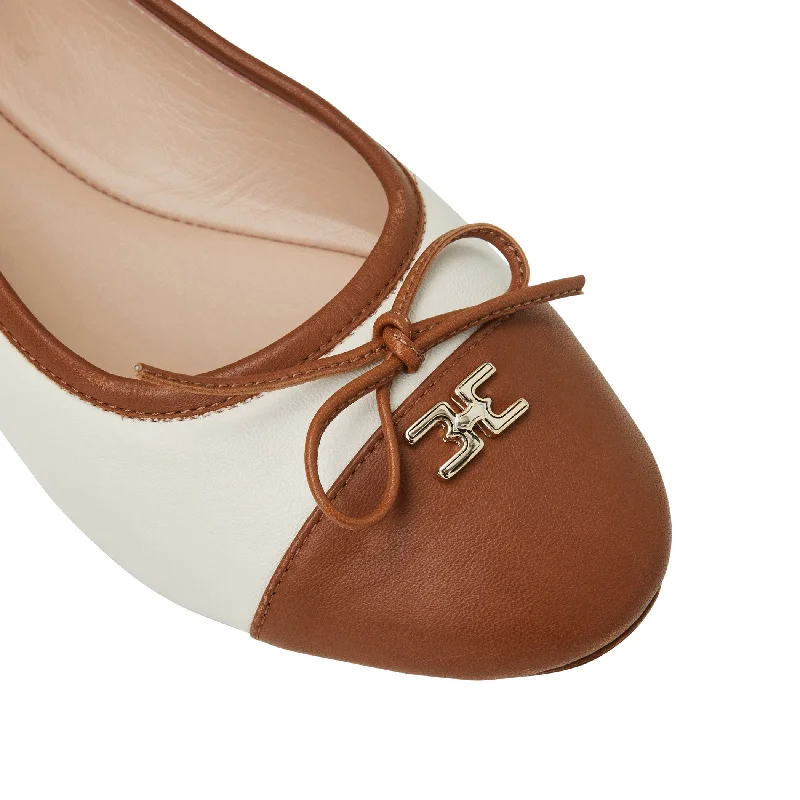 DONATELLA Ballet Flat  BROWN/CREAM