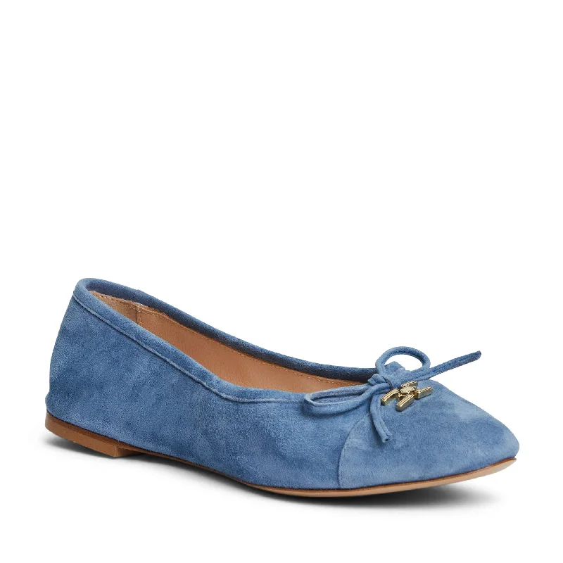 DONATELLA Ballet Flat  LIGHT BLUE SUEDE