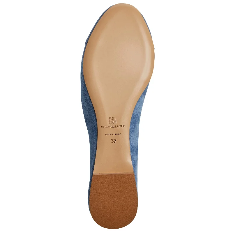 DONATELLA Ballet Flat  LIGHT BLUE SUEDE