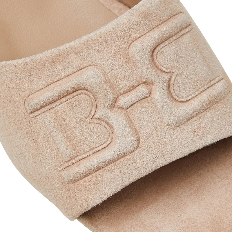 FABIA Single Banded slide SAND SUEDE