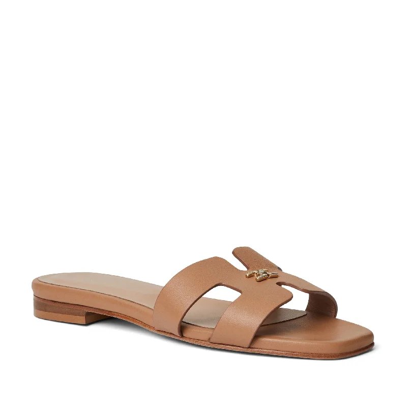 FINA Single Band Sandal COGNAC