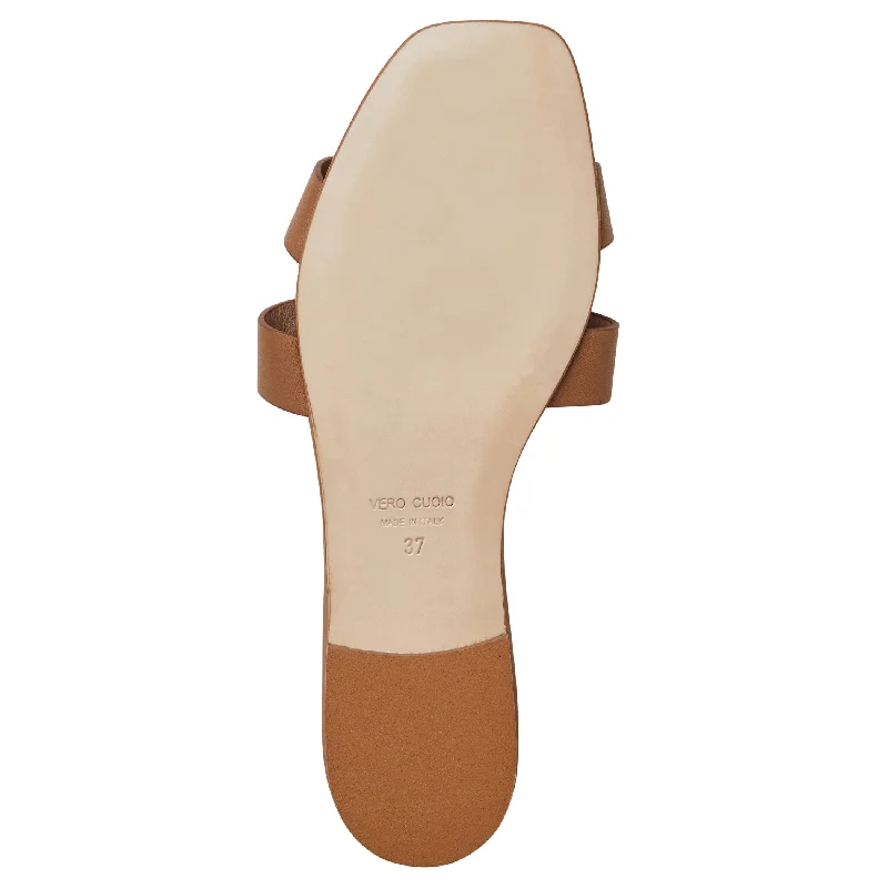 FINA Single Band Sandal COGNAC