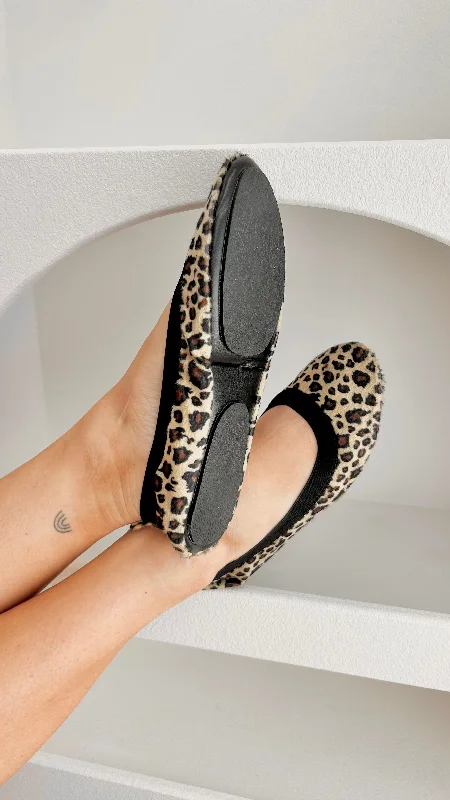 Fold Up Flats - Leopard