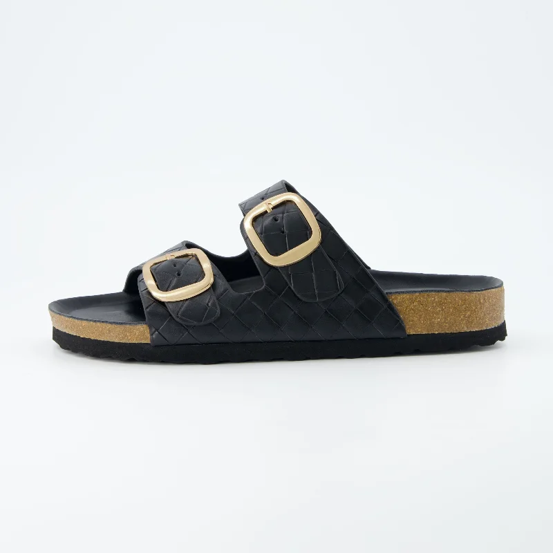 Lang Woven Cork Footbed Sandal