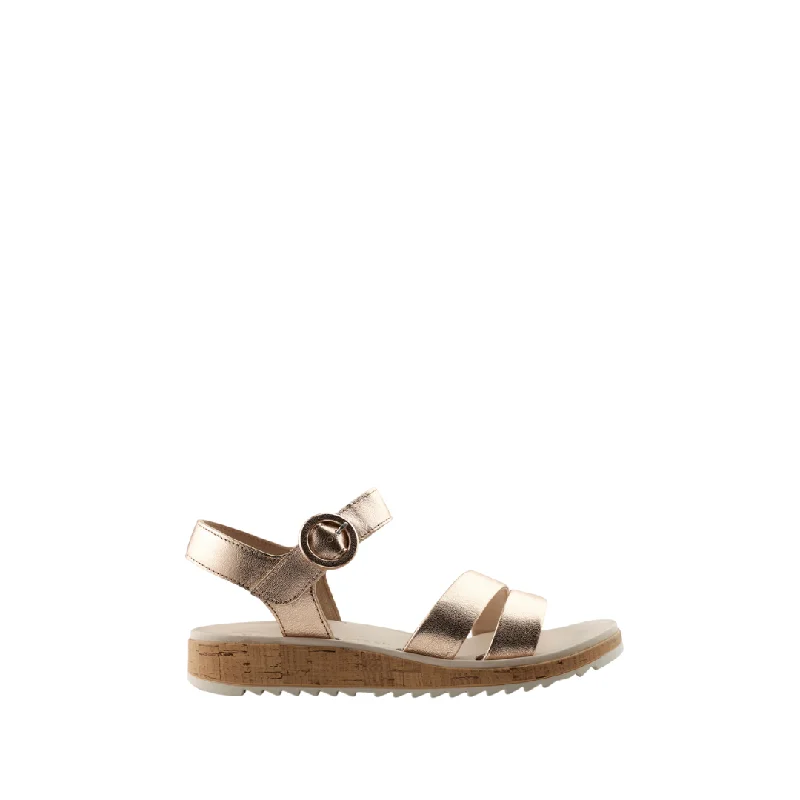 Paul Green Strappy Sandal in Gold