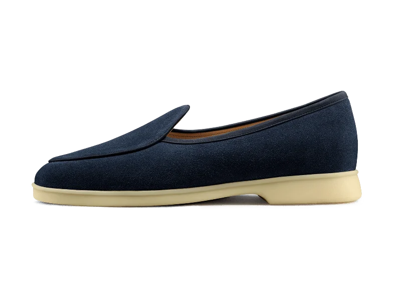 Stride Loafers in Orage Suede Natural Sole