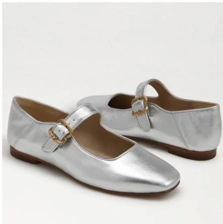 Michaela Mary Jane Soft Silver