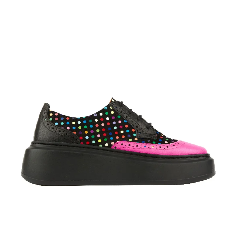 Artist Abba - Black & Pink & Multi Disco Dots