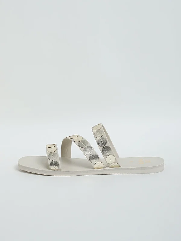 LUNA BLU Ivory Slides