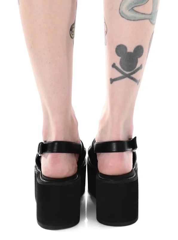 Margot Platform Bondage Sandals FOXBLOOD